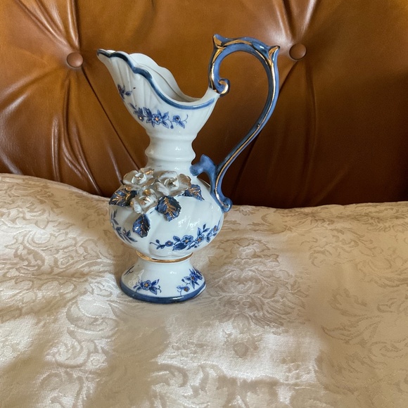 FINE CHINA 4 3/4” Porcelain Mini Pitcher - Picture 1 of 7